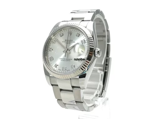 Excellent Replica Rolex Oyster Perpetual Date 115234 Caliber 3135 Automatic Movement 34mm Steel Case Womens Watch - Image 2