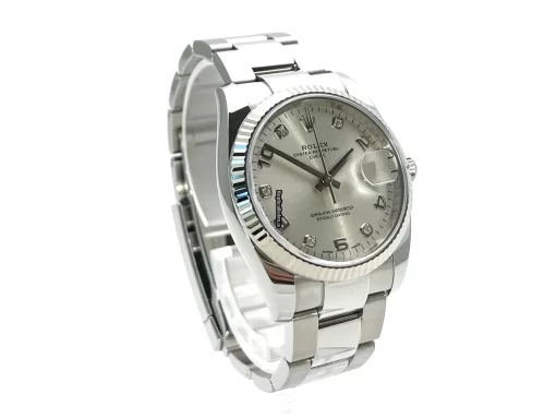 Excellent Replica Rolex Oyster Perpetual Date 115234 Caliber 3135 Automatic Movement 34mm Steel Case Womens Watch - Image 3
