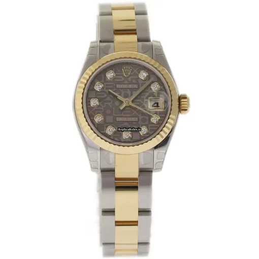 Discount Replica Rolex Lady-datejust 179173 Caliber 2235 Automatic Movement 26mm Steel Case Womens Watch - Image 2