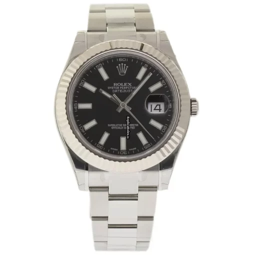 Fabulous Fake Rolex Datejust II 116334 Caliber 3136 Automatic Movement 41mm Steel Case Mens/unisex Watch - Image 2