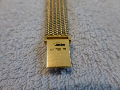 Durable Knockoff Rolex Cellini 4339 Caliber 1601 Manual Winding Movement 26x23mm Yellow Gold Case Mens/unisex Watch - Image 5