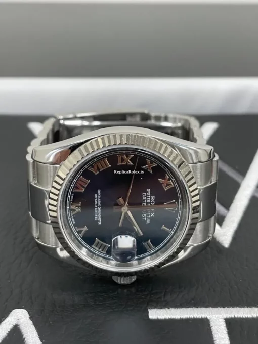 Nice Clone Rolex Datejust 116234 Caliber 3135 Automatic Movement 36mm White Gold Case Mens/unisex Watch - Image 3