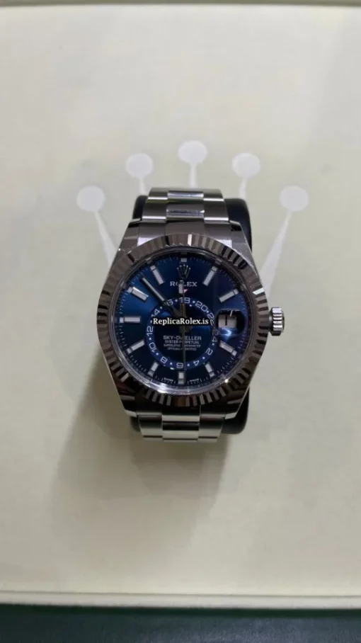 Defect Replica Rolex Sky-dweller 326934 Caliber 9001 Automatic Movement 42mm Steel Case Mens/unisex Watch