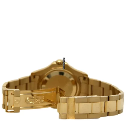 Quality Replica Rolex Yacht-master 168628 Caliber 2235 Automatic Movement 35mm Yellow Gold Case Womens Watch - Image 4