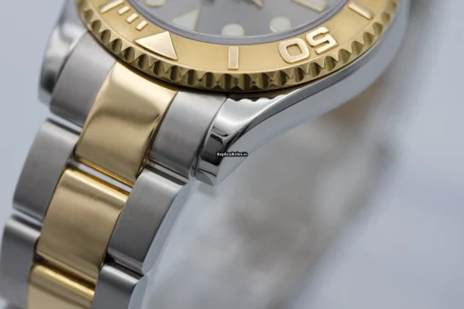 Fabulous Replica Rolex Yacht-master 168623 Caliber 2235 Automatic Movement 35mm Gold/steel Case Mens/unisex Watch - Image 10