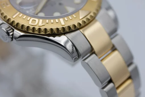 Fabulous Replica Rolex Yacht-master 168623 Caliber 2235 Automatic Movement 35mm Gold/steel Case Mens/unisex Watch - Image 11