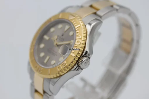 Fabulous Replica Rolex Yacht-master 168623 Caliber 2235 Automatic Movement 35mm Gold/steel Case Mens/unisex Watch - Image 4
