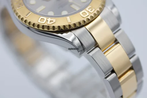 Fabulous Replica Rolex Yacht-master 168623 Caliber 2235 Automatic Movement 35mm Gold/steel Case Mens/unisex Watch - Image 9