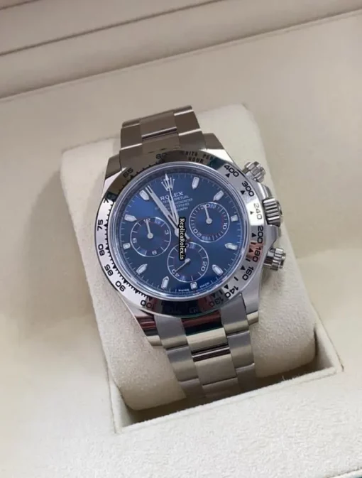 Epic Fake Rolex Daytona 116509 Caliber 4130 Automatic Movement 40mm White Gold Case Mens/unisex Watch