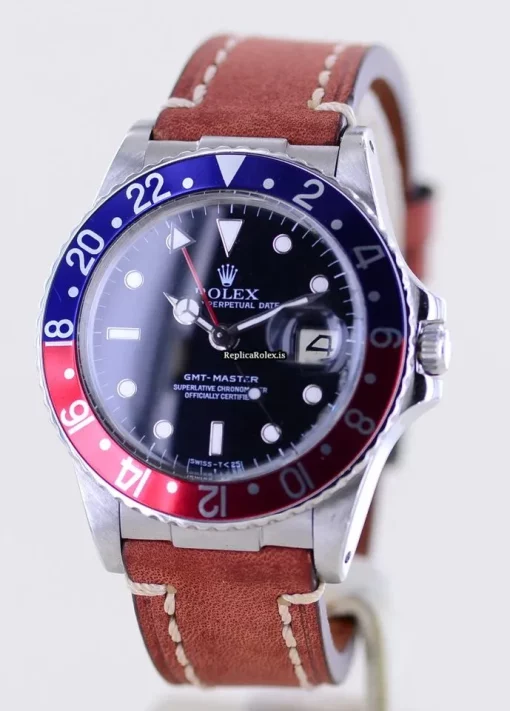 Aaa Replica Rolex Gmt-master 16750 Caliber 3075 Automatic Movement 40mm Steel Case Mens/unisex Watch - Image 3