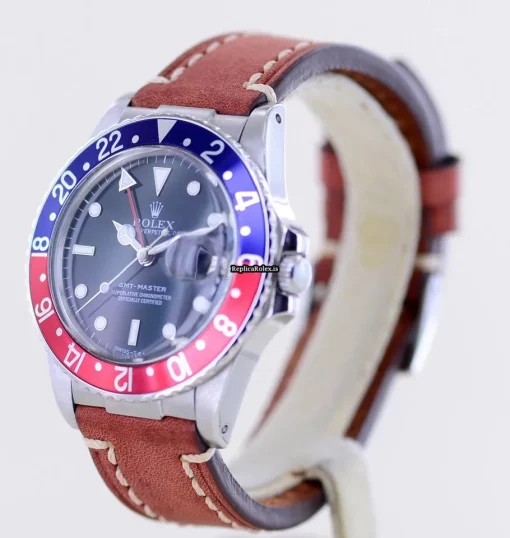 Aaa Replica Rolex Gmt-master 16750 Caliber 3075 Automatic Movement 40mm Steel Case Mens/unisex Watch - Image 4