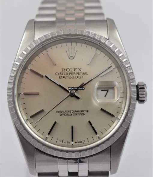Defect Replica Rolex Datejust 16220 Caliber 3135 Automatic Movement 36mm Steel Case Mens/unisex Watch
