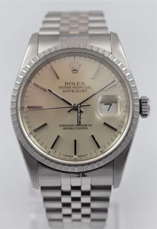 Defect Replica Rolex Datejust 16220 Caliber 3135 Automatic Movement 36mm Steel Case Mens/unisex Watch - Image 2