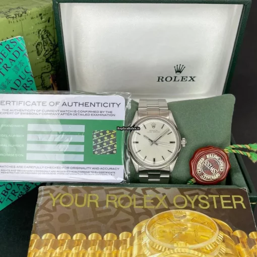 Remarkable Replica Rolex Oyster Perpetual 5552 Caliber 1520 Automatic Movement 34mm Steel Case Mens/unisex Watch - Image 2