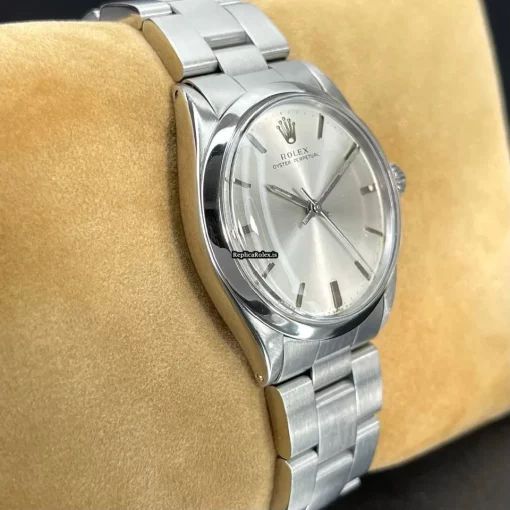 Remarkable Replica Rolex Oyster Perpetual 5552 Caliber 1520 Automatic Movement 34mm Steel Case Mens/unisex Watch - Image 6