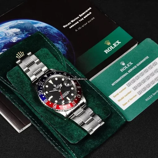 Stylish Replica Rolex Gmt-master 1675/0 Automatic Movement 40mm Steel Case Mens/unisex Watch - Image 14