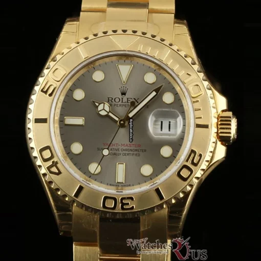 Quality Replica Rolex Yacht-master 40 16628 Caliber 3135 Automatic Movement 40mm Yellow Gold Case Mens/unisex Watch