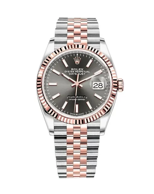 Awesome Fake Rolex Datejust 126231 Automatic Movement 36mm Gold/steel Case Mens/unisex Watch - Image 2