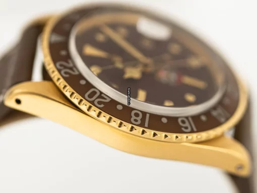 Wonderful Fake Rolex Gmt-master 1675 Cosc Automatic Movement 40mm Yellow Gold Case Mens/unisex Watch - Image 3