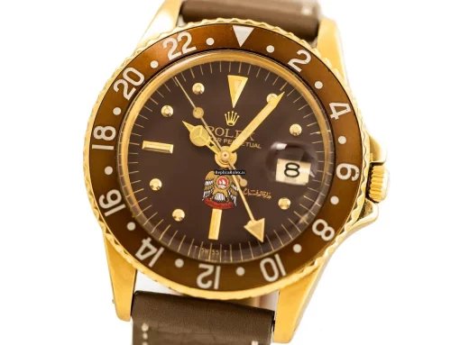 Wonderful Fake Rolex Gmt-master 1675 Cosc Automatic Movement 40mm Yellow Gold Case Mens/unisex Watch - Image 7