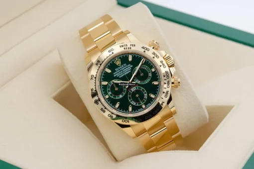 Popular Fakes Rolex Daytona 116508 Caliber 4130 Automatic Movement 40mm Yellow Gold Case Mens/unisex Watch - Image 8