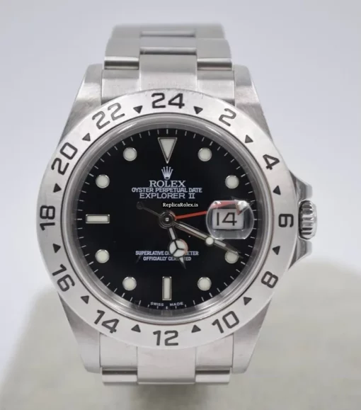 Top Replica Rolex Explorer II 16570 Caliber 3185 Automatic Movement 40mm Steel Case Mens/unisex Watch