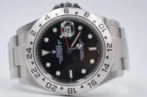 Top Replica Rolex Explorer II 16570 Caliber 3185 Automatic Movement 40mm Steel Case Mens/unisex Watch - Image 4