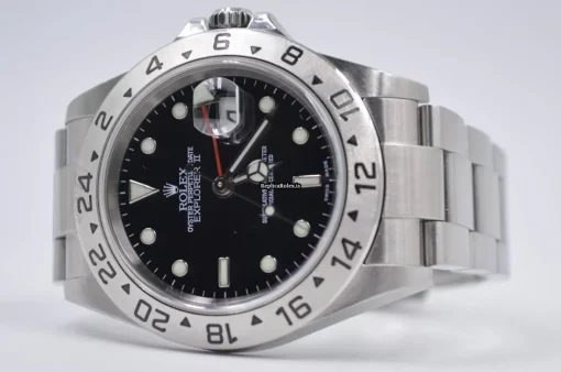 Top Replica Rolex Explorer II 16570 Caliber 3185 Automatic Movement 40mm Steel Case Mens/unisex Watch - Image 6