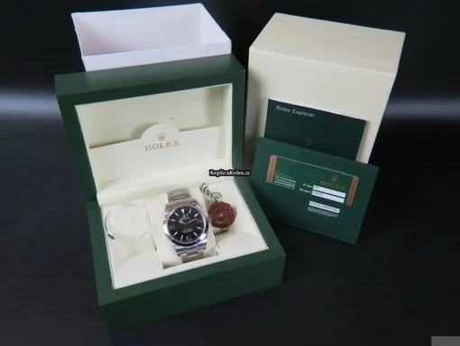 Ideal Replica Rolex Explorer 214270 Automatic Movement 39mm Steel Case Mens/unisex Watch - Image 4