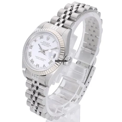 Neat Replica Rolex Lady-datejust 79174 Caliber 2235 Automatic Movement 26mm Gold/steel Case Watch - Image 5