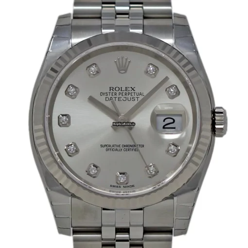 Swiss Replica Rolex Datejust 116234 Caliber 3135 Automatic Movement 36mm Steel Case Mens/unisex Watch