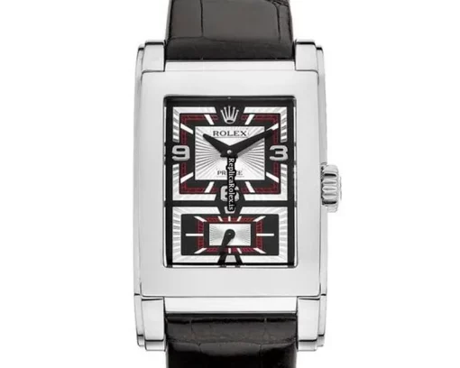 Fabulous Replica Rolex Cellini Prince Sep-43 Manual Winding Movement 47x28mm White Gold Case Mens/unisex Watch