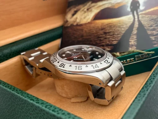 Marvellous Fakes Rolex Explorer II 16570 Caliber 3185 Automatic Movement 40mm Steel Case Mens/unisex Watch - Image 5