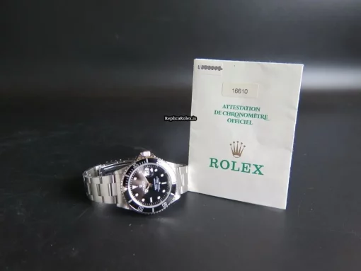 Aaa Knockoff Rolex Submariner Date 16610 Automatic Movement 40mm Steel Case Mens/unisex Watch - Image 4