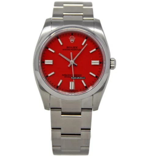 Excellent Fake Rolex Oyster Perpetual 34 114200 Caliber 3130 Automatic Movement 34mm Steel Case Womens Watch - Image 3