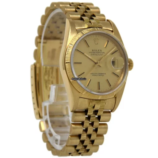 Good Replica Rolex Datejust 16078 Automatic Movement 36mm Yellow Gold Case Mens/unisex Watch - Image 5