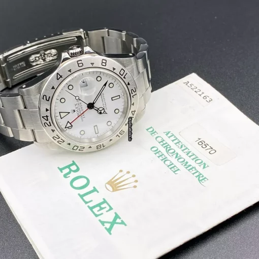 High Quality Replica Rolex Explorer II 16570 Caliber 3185 Automatic Movement 40mm Steel Case Mens/unisex Watch - Image 2