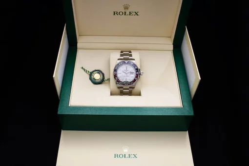 Swiss Clone Rolex Gmt-master II 126719 Caliber 3285 Automatic Movement 40mm White Gold Case Mens/unisex Watch - Image 7