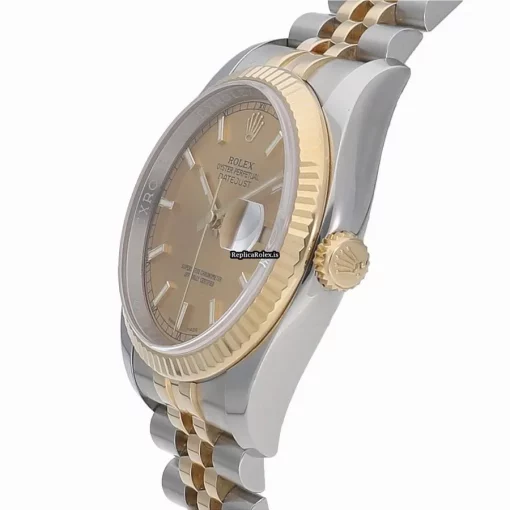 Cool Fake Rolex Datejust 116233 Caliber 3135 Automatic Movement 36mm Gold/steel Case Watch - Image 2