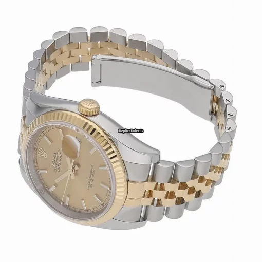 Cool Fake Rolex Datejust 116233 Caliber 3135 Automatic Movement 36mm Gold/steel Case Watch - Image 5