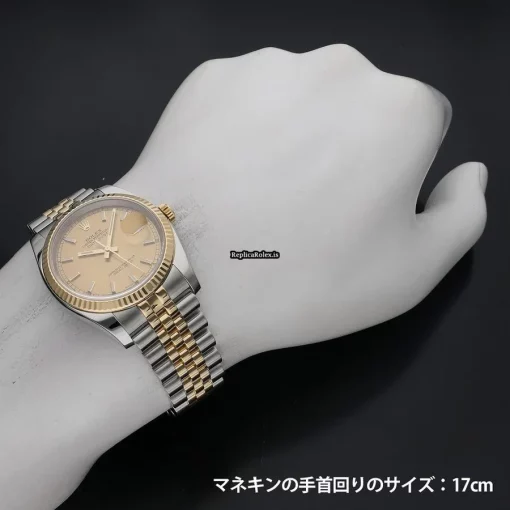 Cool Fake Rolex Datejust 116233 Caliber 3135 Automatic Movement 36mm Gold/steel Case Watch - Image 6