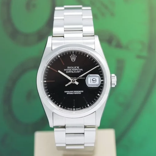 Trustworthy Replica Rolex Datejust 16200 Caliber 3135 Automatic Movement 36mm Steel Case Mens/unisex Watch - Image 4