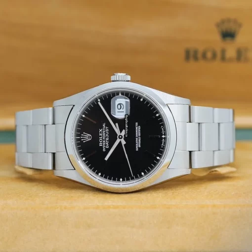 Trustworthy Replica Rolex Datejust 16200 Caliber 3135 Automatic Movement 36mm Steel Case Mens/unisex Watch - Image 5