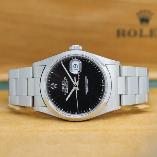 Trustworthy Replica Rolex Datejust 16200 Caliber 3135 Automatic Movement 36mm Steel Case Mens/unisex Watch - Image 6