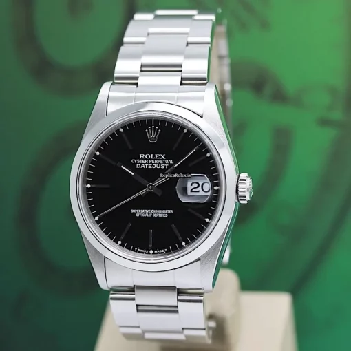 Trustworthy Replica Rolex Datejust 16200 Caliber 3135 Automatic Movement 36mm Steel Case Mens/unisex Watch - Image 9