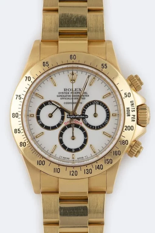 Marvellous Fake Rolex Daytona 16528 Caliber 4030 Automatic Movement 40mm Yellow Gold Case Mens/unisex Watch