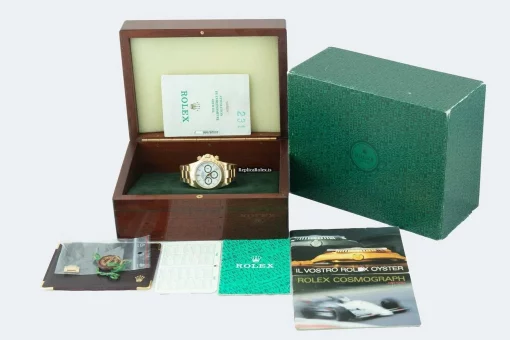 Marvellous Fake Rolex Daytona 16528 Caliber 4030 Automatic Movement 40mm Yellow Gold Case Mens/unisex Watch - Image 10