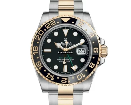 Superior Replica Rolex Gmt-master II 116713ln Caliber 3186 Automatic Movement 40mm Gold/steel Case Mens/unisex Watch