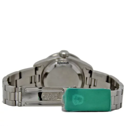 Well Made Replica Rolex Oyster Perpetual Lady Date 69240 Automatic Movement 26mm Steel Case Womens Watch - Image 3