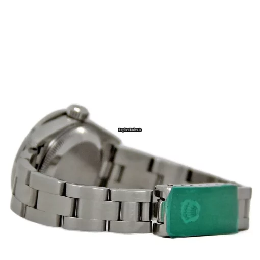 Well Made Replica Rolex Oyster Perpetual Lady Date 69240 Automatic Movement 26mm Steel Case Womens Watch - Image 4